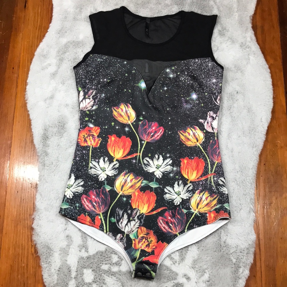 Floral Galaxy Bodysuit